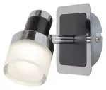 5021 Kinkiet Harold LED/5W IP44 (400lm,4000K) chrom/czarny/opal 230V, 50Hz