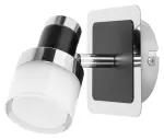 5021 Kinkiet Harold LED/5W IP44 (400lm,4000K) chrom/czarny/opal 230V, 50Hz