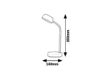 6778 Lampka biurkowa Berry LED/ 4,5W IP20 (350lm, 4000K) biały