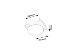 Attichus,ind,ceil. LED5W, D13cm