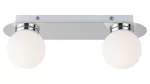 2111 Kinkiet łazienkowy Becca G9 2x max. 28W IP44 biały/chrom 230V, 50Hz