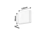 7951 Oprawa ogrodowa Nesna LED2x3W, szary antracytowy 230V, 50Hz