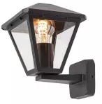 Paravento, outdoor wall lamp, E27 1xMAX 40W, 16x22cm, L19,5cm, without lightsource, IP44
