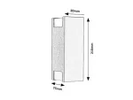 77055 Cernon lampa ogrodowa ścienna GU10 2x MAX 7W IP44