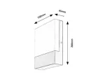 77097 Gimone lampa ogrodowa ścienna LED 10W IP44 -20°C;40°C