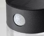 Certovo, outdoor solar wall lamp, LED4W, with shade: 360lm, without shade: 600lm, H10cm, D18,5cm, L22cm, motion sensor, IP60