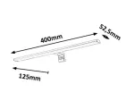 2114 Kinkiet łazienkowy Levon LED 8W 560lm 4000K chrom 230V, 50Hz