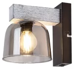 3081 Lampa ścienna Cardamon E14 1XM40W black s oak
