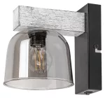 3081 Lampa ścienna Cardamon E14 1XM40W black s oak