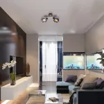 5398 Spot Salazar E14/ 2x max.40W czarny/dąb/szkło dymna 230V, 50Hz