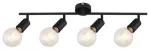 3989 Lampa sufitowa Lamar E27 4xMAX 40W matt black