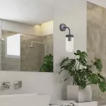 3310 Kinkiet łazienkowy Yago ind Bath E27 1xMAX60W m black