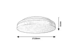 2697 Lampa sufitowa zewnętrzna Zenon LED 18W biały