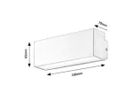 77076 Mataro lampa ogrodowa ścienna LED 10W IP54 -20°C;40°C