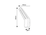 77051 Ognon lampa ogrodowa ścienna LED 8W IP54 -20°C;45°C