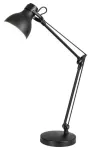 6408 Lampka biurkowa Carter E14/ 1x max.11W matowy czarny 230V, 50Hz