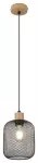 3131 Lampa wisząca Grendel E27 1x60W beech+blk D15