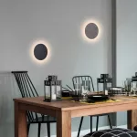 1433 Kinkiet MALON LED/ 8W, IP20 ( 640lm, 3000K), czarny 230V, 50Hz