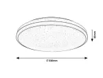 3054 Lampa łazienkowa Slava LED 18W czarny