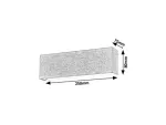 5685 Kinkiet MORPHEUS LED/ 6W, IP20 ( 420lm, 3000K), szary/ biały 230V, 50Hz