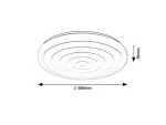 Katina,ind.ceil. LED24W, D38cm, white