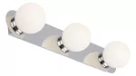 2112 Kinkiet łazienkowy Becca G9 3x max. 28W IP44 biały/chrom 230V, 50Hz