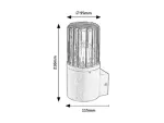 77083 Haren lampa ogrodowa ścienna E27 1x MAX 60W IP54