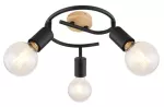 3978 Lampa sufitowa Pablo E27 3xMAX 40W matt black
