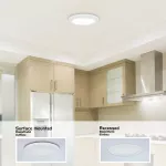 1490 Plafon/wpust Sonnet LED 30W 2800lm 4000K biały 230V, 50Hz
