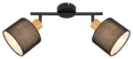 3245 Spot Miguel E14 2xMAX40W oak black