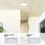 1491 Plafon/wpust Sonnet z czujnikiem ruchu LED 18W 1500lm 4000K biały 230V, 50Hz