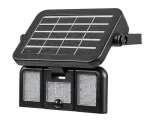 Certovo, outdoor solar wall lamp, LED4W, with shade: 360lm, without shade: 600lm, H10cm, D18,5cm, L22cm, motion sensor, IP65
