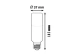 1448 Kinkiet ALBINA, LED /8W (450lm, 4000K) IP23, biały matowy 230V, 50Hz