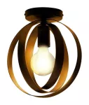 5359 Lampa sufitowa Cortado E27 1xMAX40W black D25