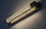 5786 Kinkiet łazienkowy ABBEY, LED, 2x5W (2x 450lm, 4000K), IP44, antyczny brąz 230V, 50Hz