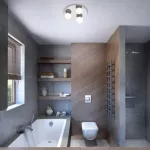 2113 Plafon łazienkowy Becca okrągły G9 3x max. 28W IP44 biały/chrom 230V, 50Hz