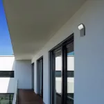 Hongkong, outdoor LED wall lamp, with shade: 660lm, without shade: 1100lm, 9W, 4000K, 10x20cm,L10cm, IP65, Class F