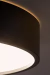 Larcia,ind,ceil. LED18W, D28cm, black