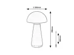 Ishtar,ind.table, LED3W, H29cm