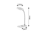 Hardin,ind.table, LED5W, H29cm, black