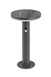 Certovo, outdoor solar wall lamp, LED4W, with shade: 360lm, without shade: 600lm, H10cm, D18,5cm, L22cm, motion sensor, IP63