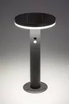 Certovo, outdoor solar wall lamp, LED4W, with shade: 360lm, without shade: 600lm, H10cm, D18,5cm, L22cm, motion sensor, IP63