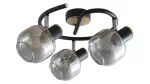 5399 Spot Salazar E14/ 3x max.40W czarny/dąb/szkło dymna 230V, 50Hz