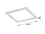 6907 Lampa sufitowa Almond LED 12W 4000K beech 30cm