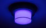 Durbe, outdoor round wall/ceiling lamp, 10W, with shade: 780lm, without shade: 1200lm, 3000-6500K, dimmable by APP, CCT by APP, RGB, WI-FI, Bluetooth, D17cm, L10cm, IP54, Class G