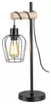5245 Lampa stołowa Fabian E27 1x MAX 40W, czarna matowa, z włącznikiem/wyłącznikiem kablowym, wysokość 55cm