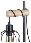 5245 Lampa stołowa Fabian E27 1x MAX 40W, czarna matowa, z włącznikiem/wyłącznikiem kablowym, wysokość 55cm