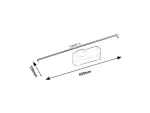 Gaten,ind.picture light, LED8W, L45cm