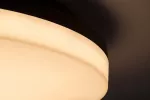 Pernik outdoor round ceiling lamp, with shade: 2400lm, without shade: 2565lm, 24W, 3000K, D28cm, H5cm, IP54, IK08, Class F