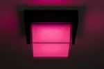 Durbe, outdoor square wall/ceiling lamp, 10W, with shade: 790lm, without shade: 1200lm, 3000-6500K, dimmable by APP, CCT by APP, RGB, WI-FI, Bluetooth, D16cm, L10cm, IP54, Class G